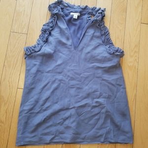 Banana Republic Raffle Halter Lined 100% Silk Sleeveless Blouse Top Size S